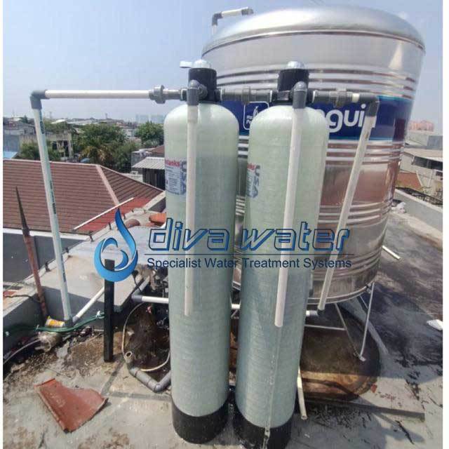 Paket Lengkap Filter Air + 2 Tabung 1054 + 4 Media Filter Air -  Paket Filter Air 2 Tabung - Paket F