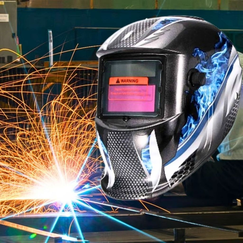 Helm Las Otomatis Gelap Terang Ori Auto Kacamata Topeng las listrik full wajah