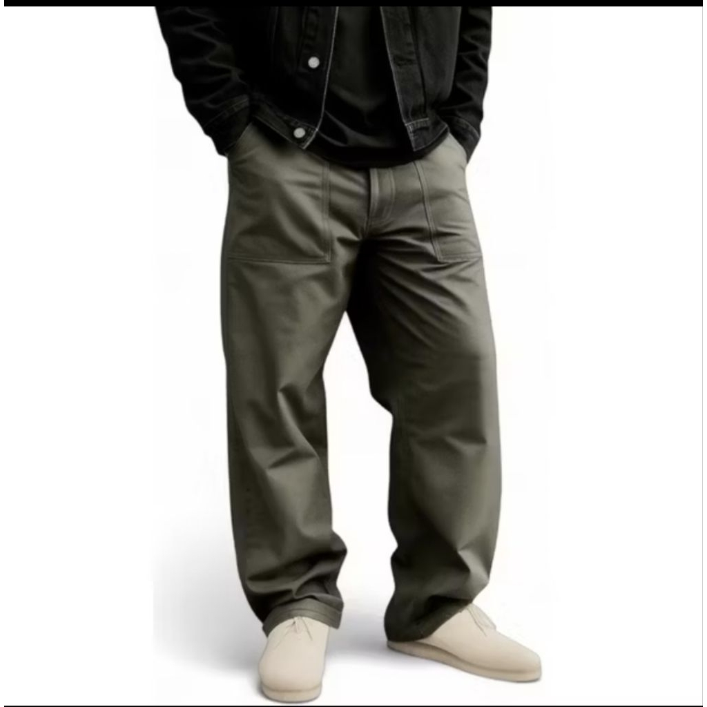 Celana panjang fatigue ristop unisex celana army
