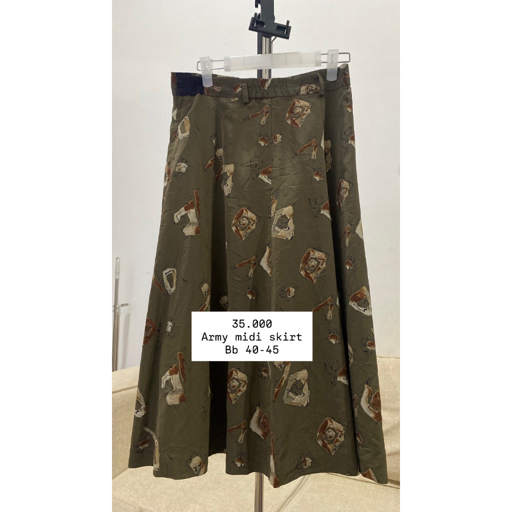 preloved rok army midi