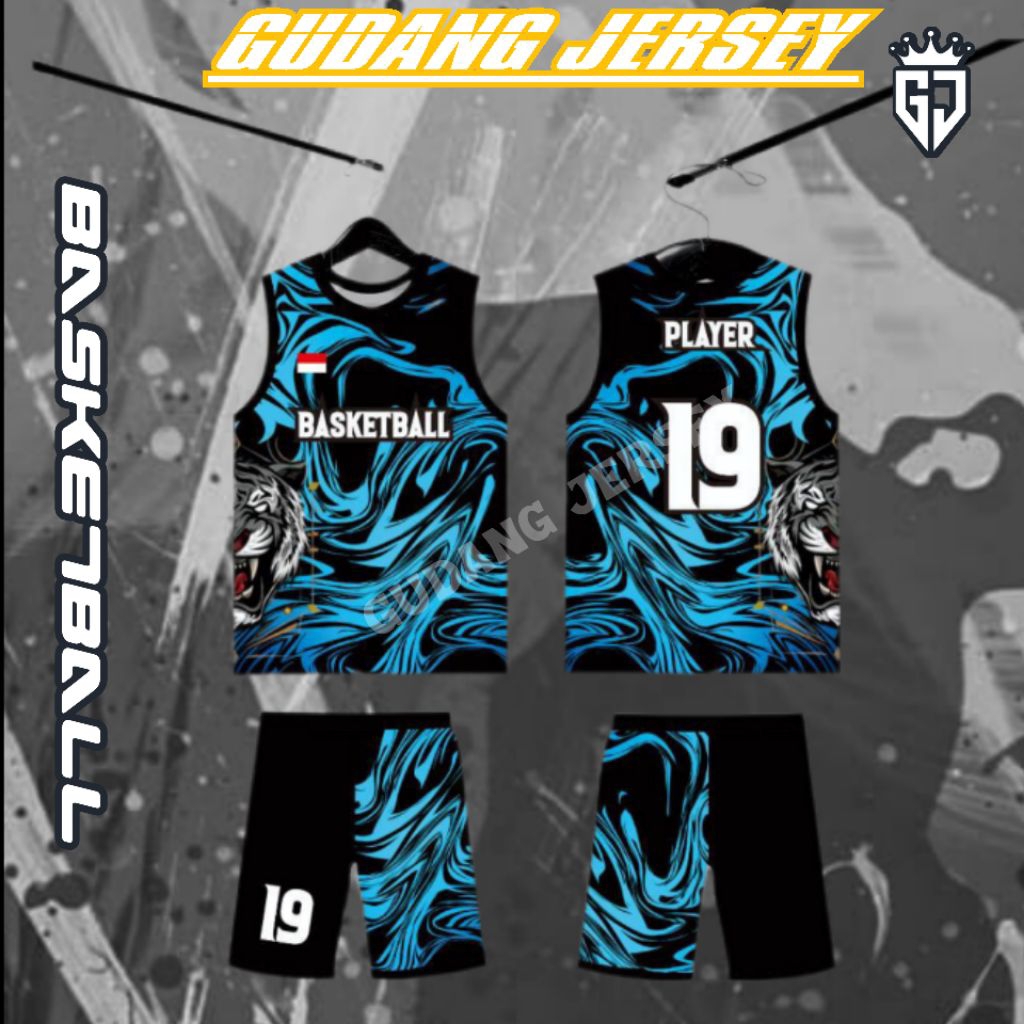 Jersey BASKETBALL Custom gratis Nama & Nopung