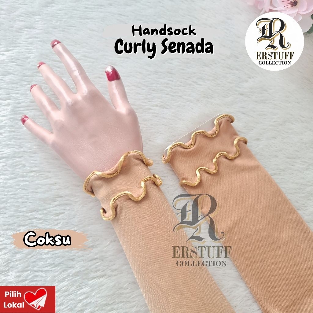HANDSOCK MUSLIMAH / MANSET CURLY SENADA