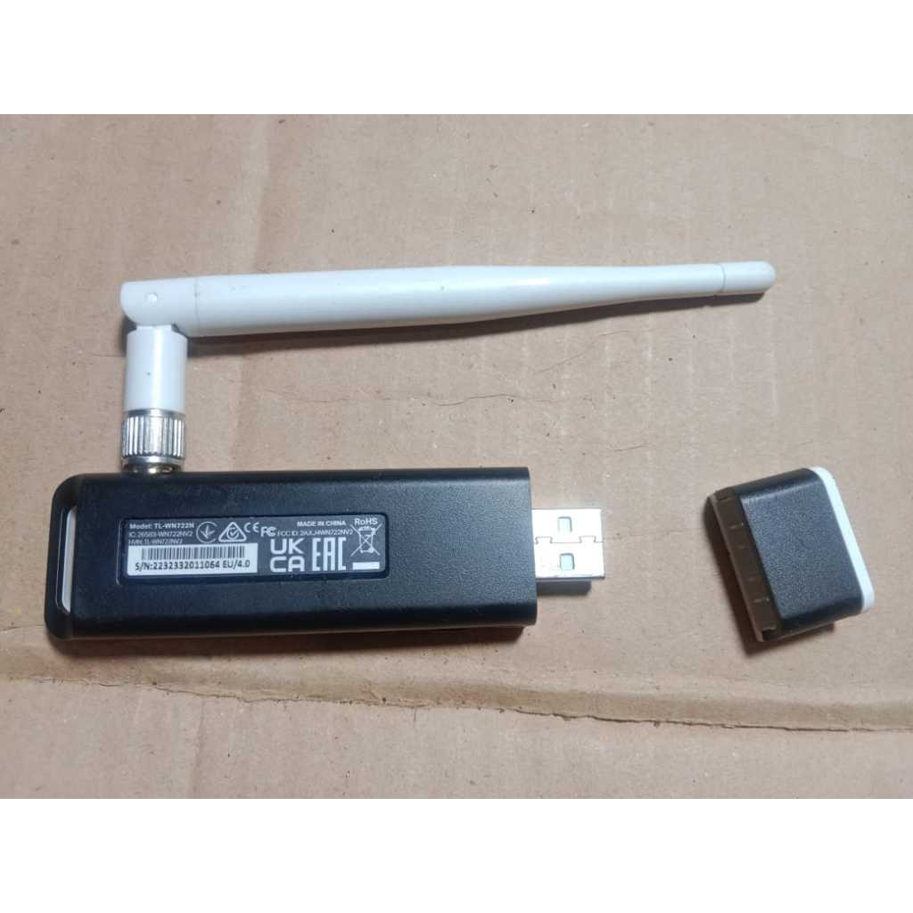 second normal usb wifi  TP-Link TL-WN722N 150Mbps High Gain Wireless USB Adapter  receiver internet 