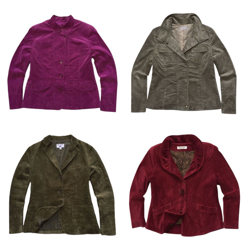 JACKET CORDUROY VELVET BLAZER VELVET CORDUROY OUTER CORDUROY