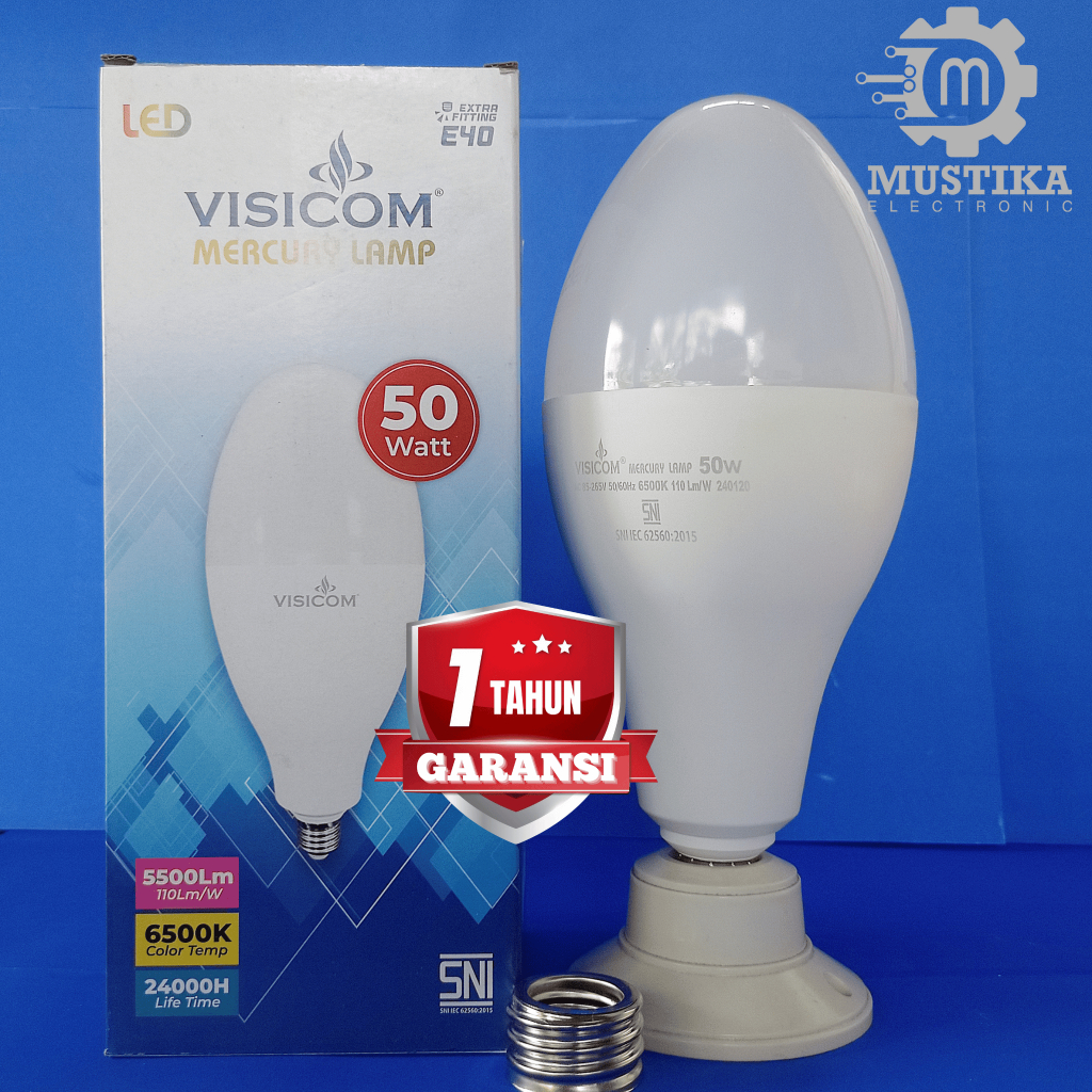 LAMPU LED VISICOM MERCURY 50 WATT /mercury visicom 50 watt