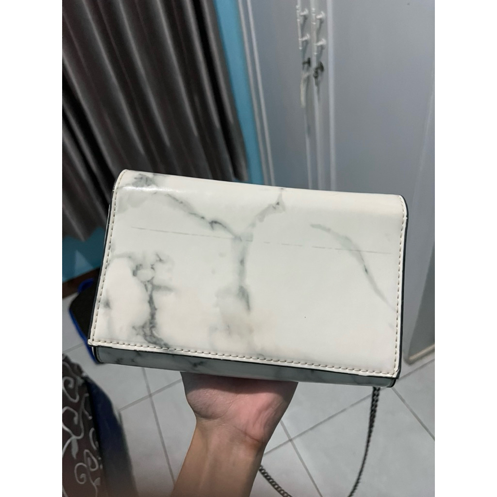 sling bag marble, tas selempang wanita