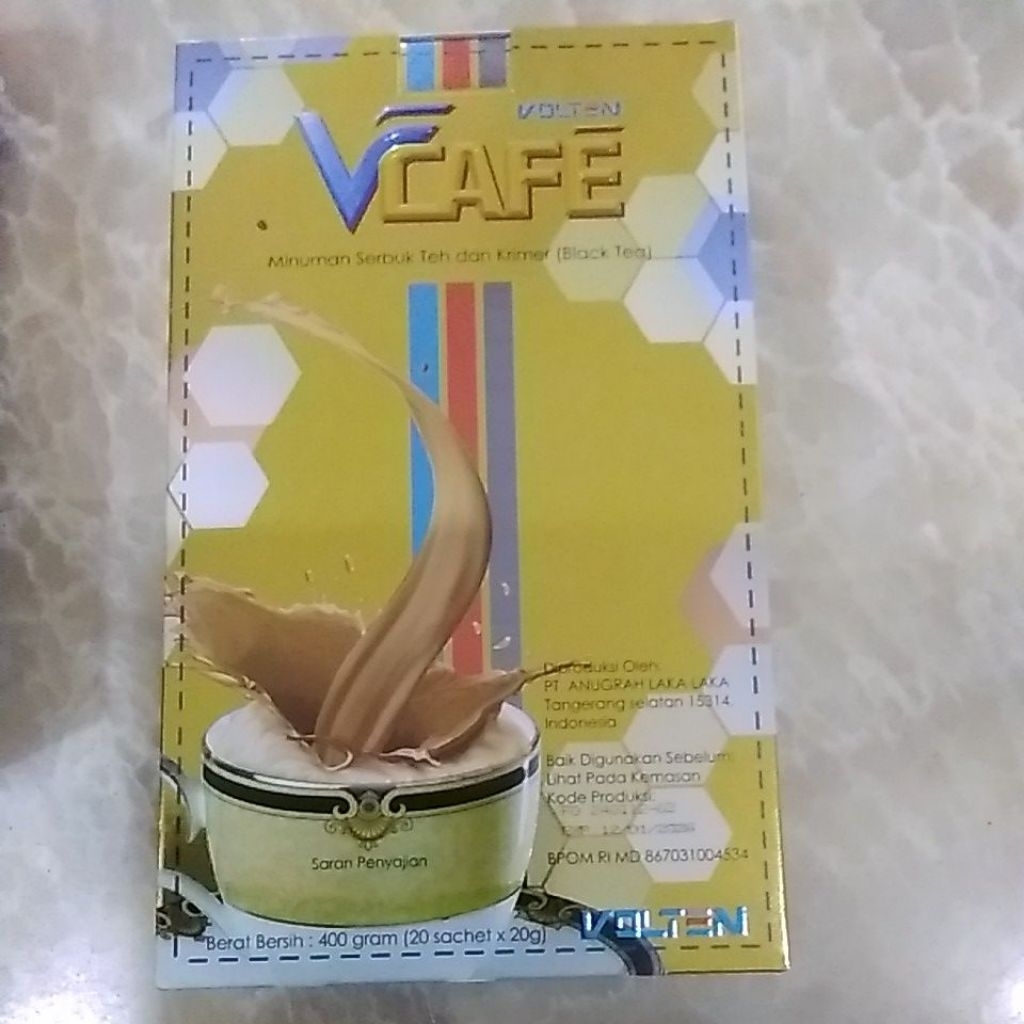 Asli Black Tee VCAFE Volten 20 sachet