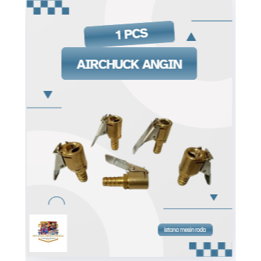 Air Chuck Kepala Isian Angin Ban Jepit Model Klip Tire Chuck Nitrogen / air chuck isi angin nitrogen