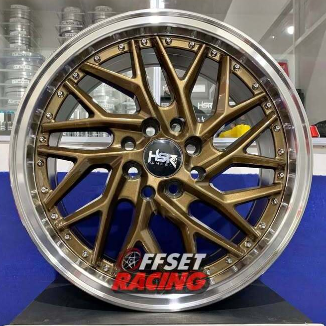 Velg HSR R16 Baut 4 Brio Agya Ayla Calya Livina Velg Mobil HSR SEPULU Ring 16 Lebar 7