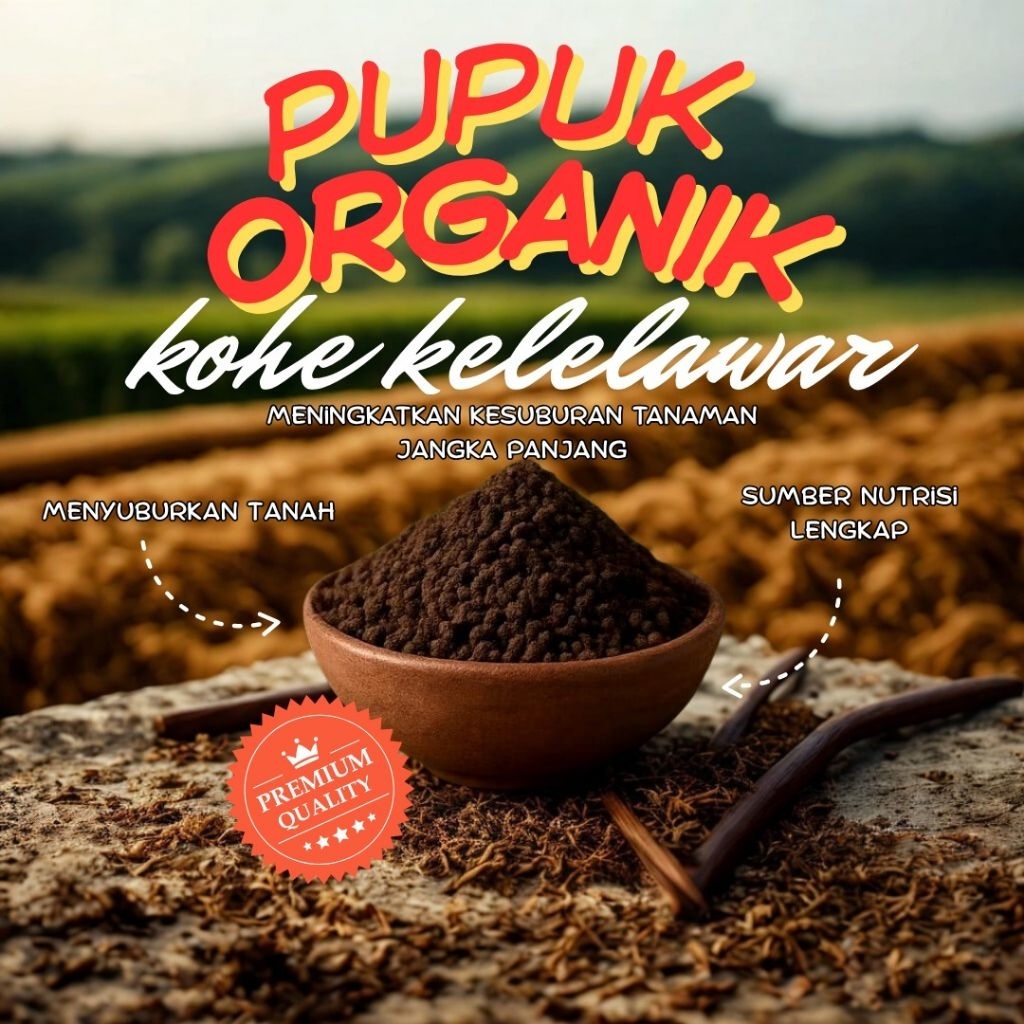 PUPUK ORGANIK GUANO TERBAIK (MURNI TANPA FERMENTASI) ASLI