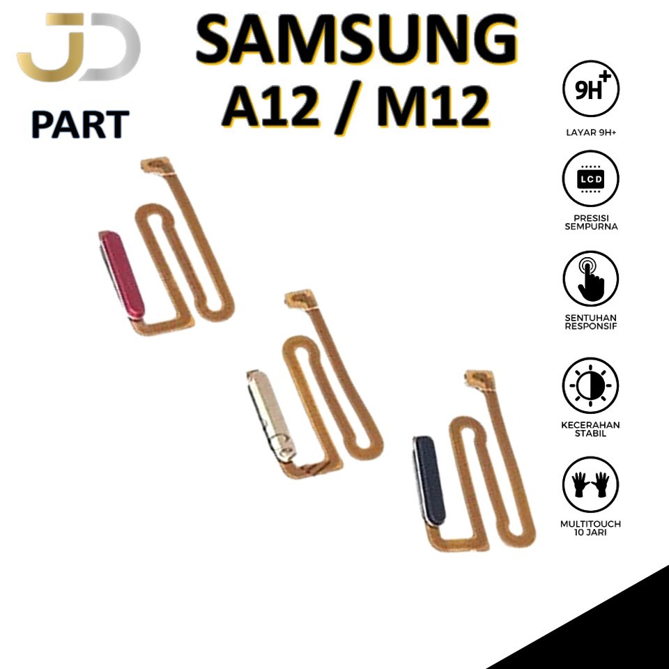 FLEXIBEL SAMSUNG A12 / M12 ON / OFF + FINGERPRINT SENSOR SIDIK JARI