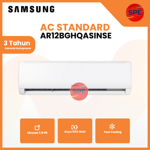 AC 1,5 PK STANDARD SAMSUNG AR12BGHQASINSE GARANSI RESMI (MEDAN)