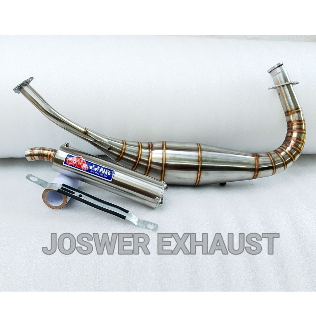 knalpot RX king RX special Yamaha yt115  yy pang full stenlis