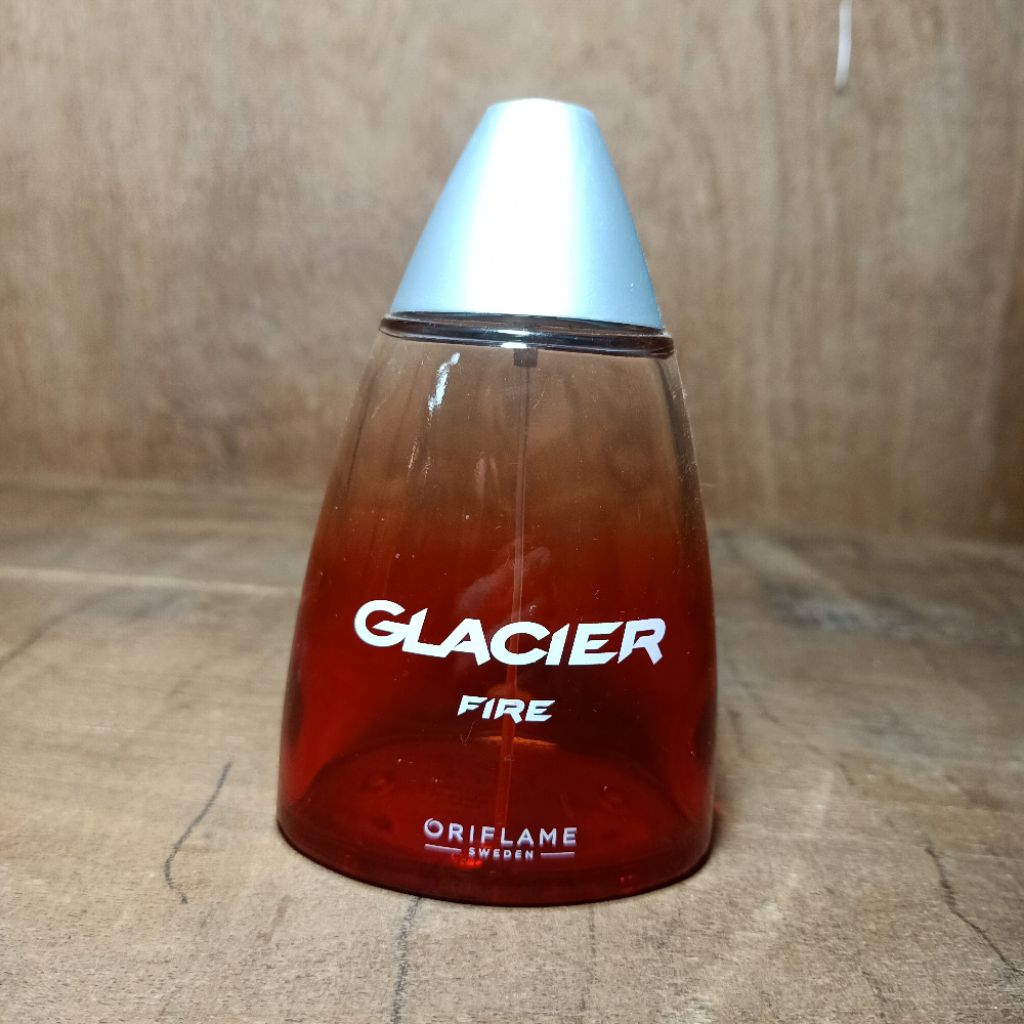 botol parfum kosong oriflame glacier fire