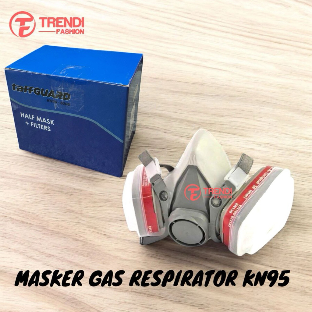 Masker Gas Half Mask Respirator KN95 Masker Filter Masker Pabrik