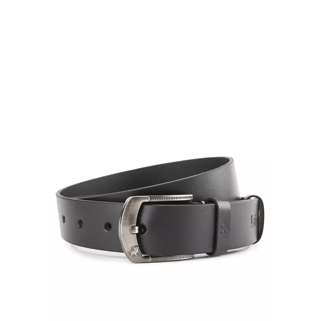 Leather Belt B453NBL LOIS ORIGINAL PRIA WARNA HITAM