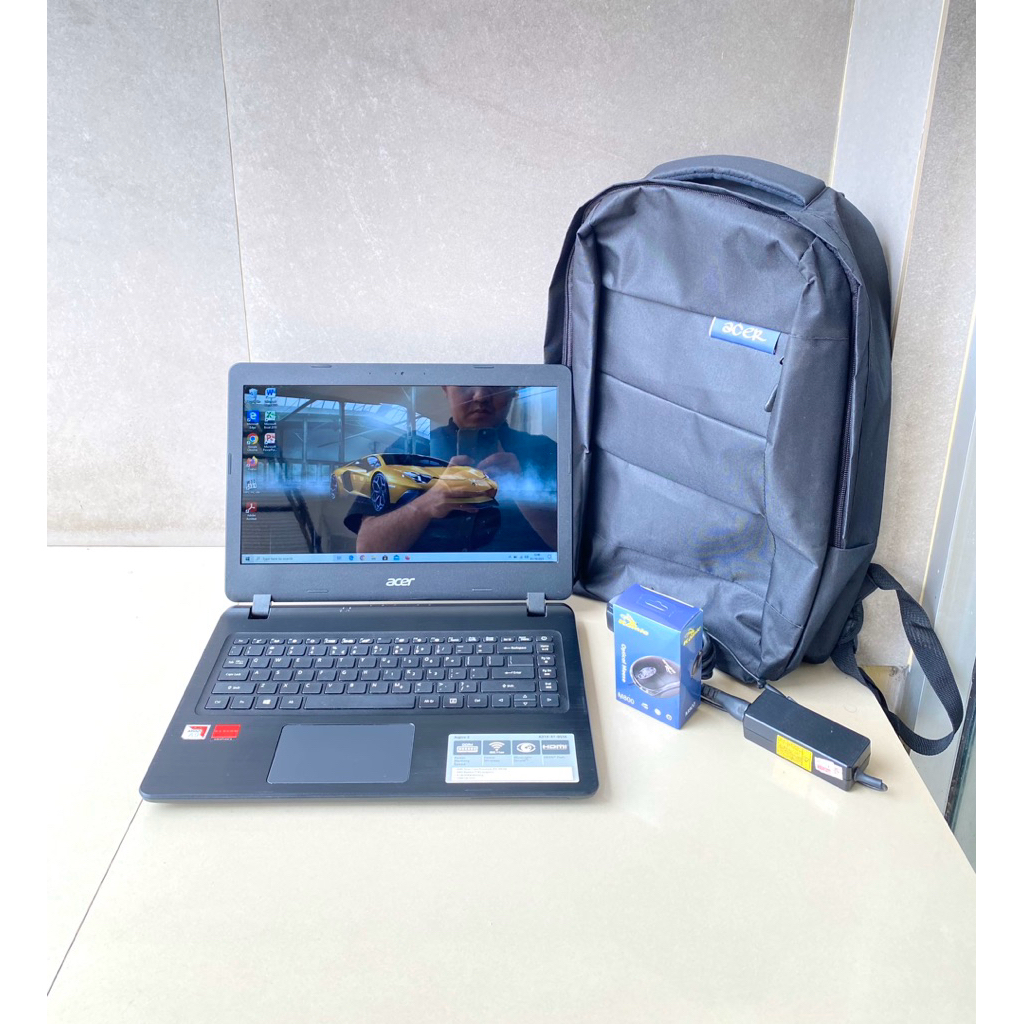 Laptop Acer A314-41 || AMD A9- 9420e @ 1.8GHz || Ram 12 GB || HDD 1000 GB || Windows 10