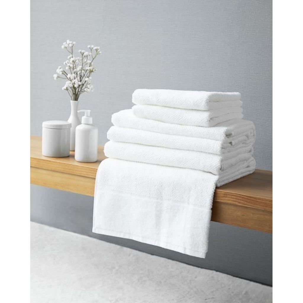 Handuk Mandi Premium Hotel Collection – Putih Bersih