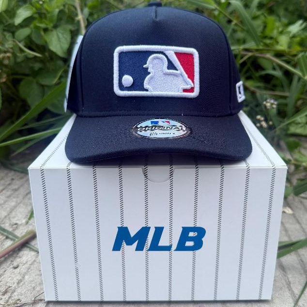Topi Baseball - MLB Navy Bordir - Full Tag Unisex