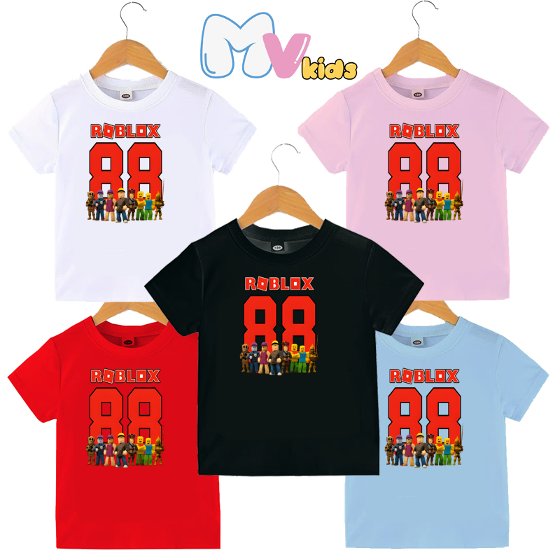Setelan Anak Roblox Baju Kaos Anak Roblox Laki Laki 1 - 12 Tahun