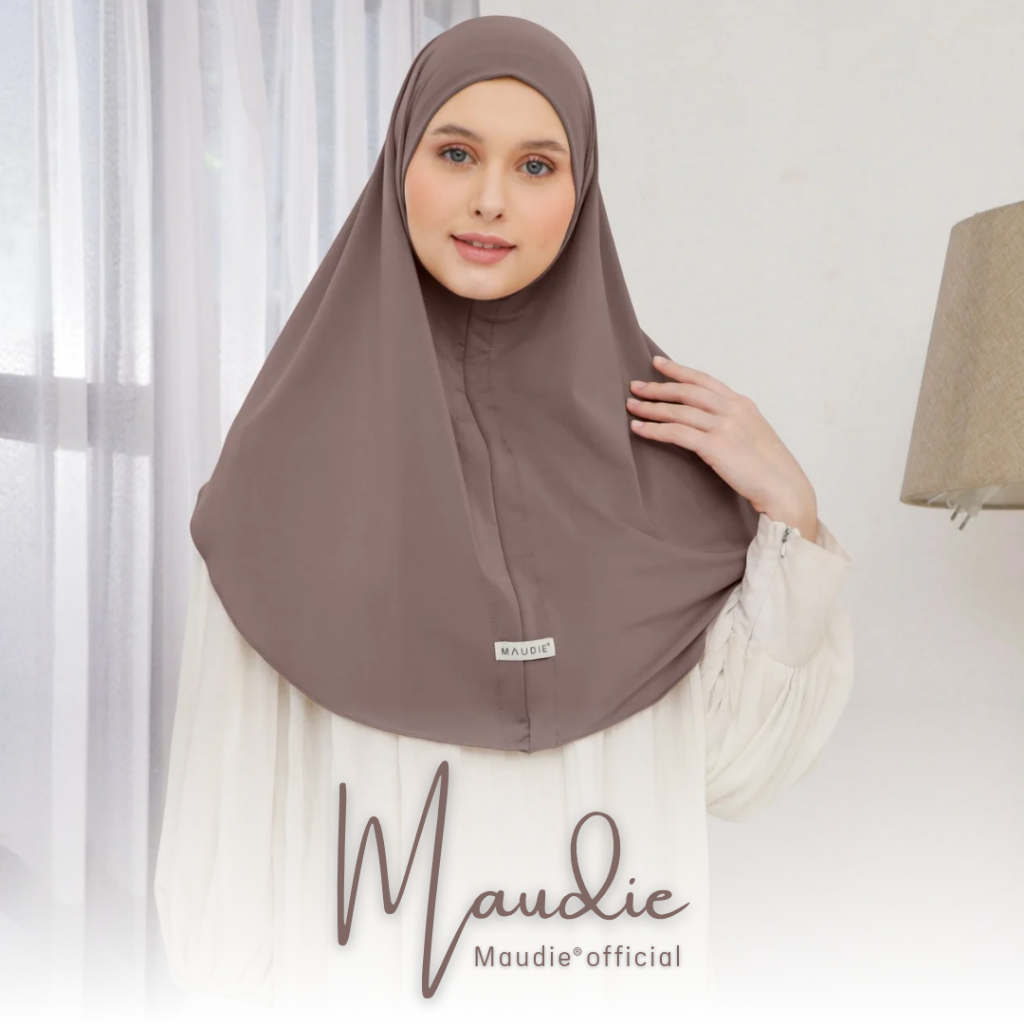 Maudie - Hijab Instan Jersey semi Syar`i Jilbab Instan Jersey hijab sport