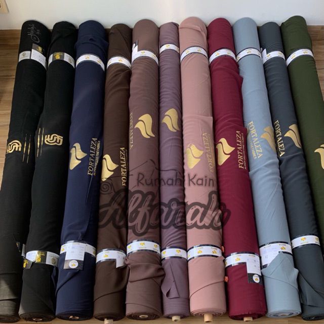 0,5 meter Kain Fortaleza Premium / Kain Gamis Abaya / Kain Jilbab
