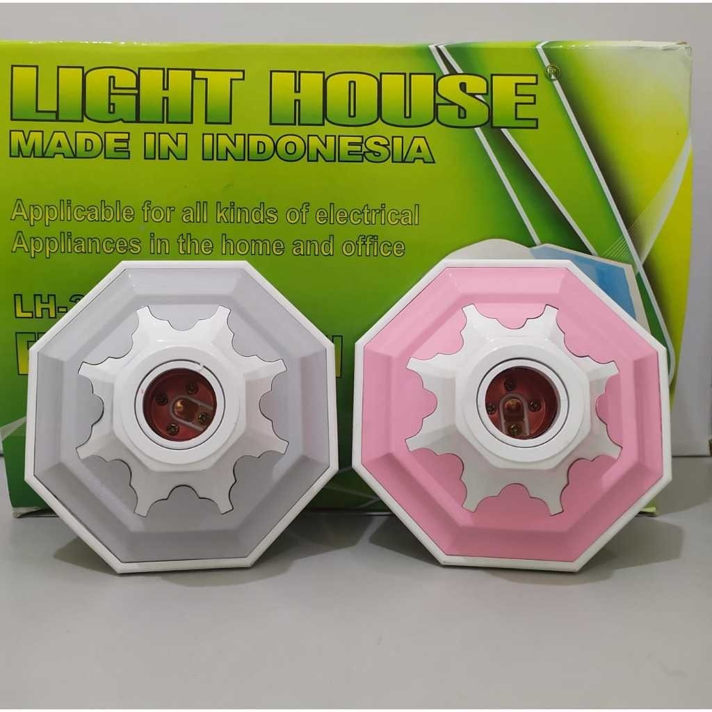 Fit Plafon Jumbo LH 385W Light House / Fiting Lampu Plafon Warna Body Jumbo Kualitas Bagus Bahan Ori