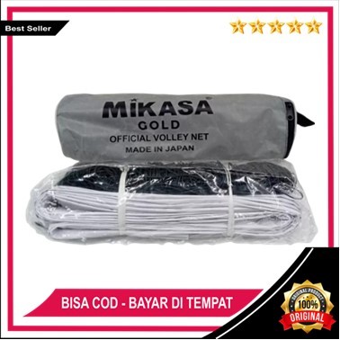 Net Bola Voli Mikasa Gold Jaring Volly Sudah Standart Lapangan Volley