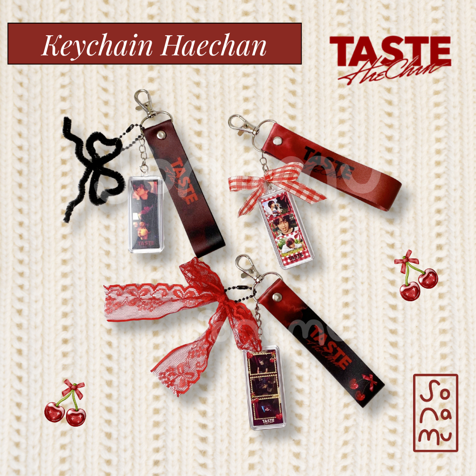 Gantungan Kunci Lanyard Haechan TASTE / Keychain Haechan Taste / Keychain Lanyard Haechan Taste