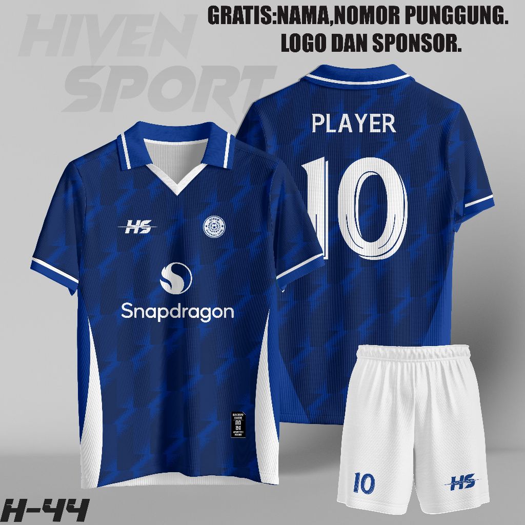 JERSEY FUTSAL PRINTING JERSEY BOLA CUSTOM NAMA,NOMOR PUNGGUNG,DAN LOGO (BISA SATUAN)