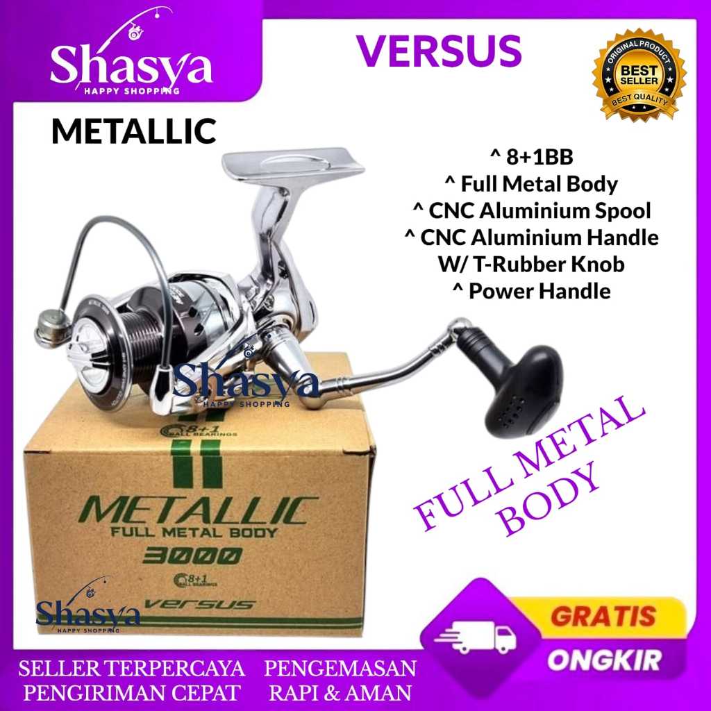 Reel Versus Metallic 2000 3000 4000 6000