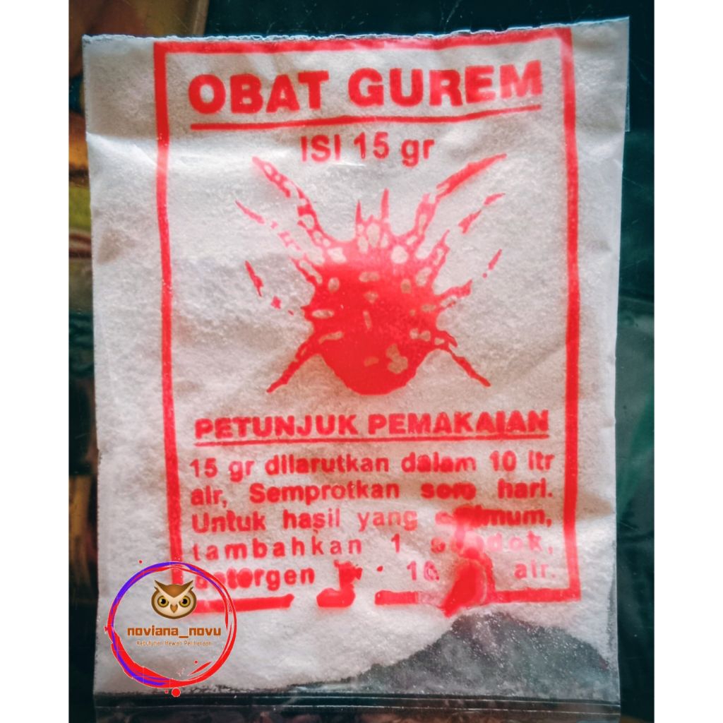 OBAT GUREM PEMBASMI KUTU HAMA SEMUT KECOA PADA HEWAN TERNAK UNGGAS BURUNG KANDANG