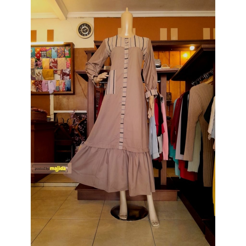 (MAJIDA) GAMIS BROWN SUGAR