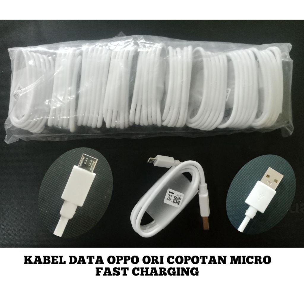 Kabel Data Original Copotan OPPO, VIVO - Fast Charging USB Type-C & USB-Mikro