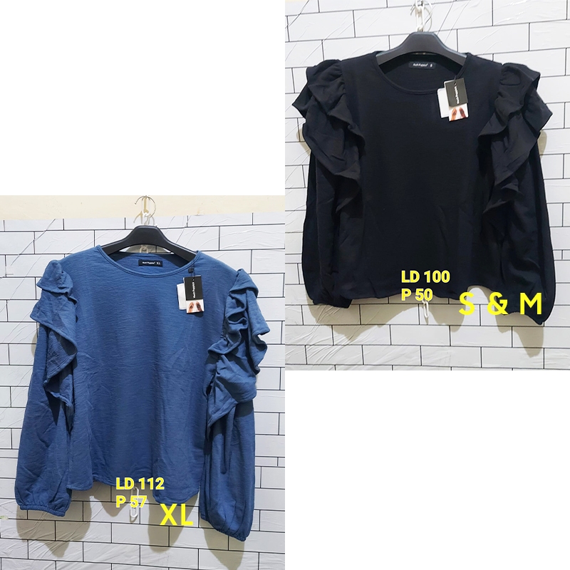 BARU - Kaos Hush Puppies Wanita Lengan Panjang