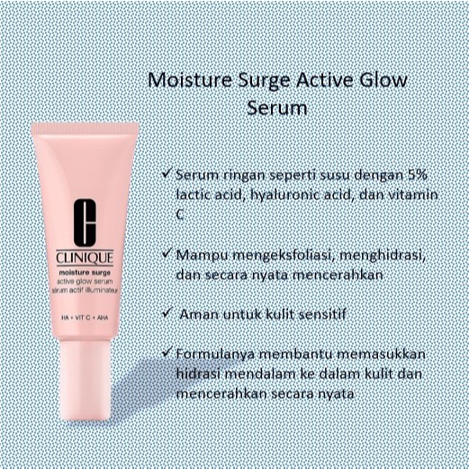 Cl1nique Moisture Active Glow Serum 5ml (Mini Face Serum)