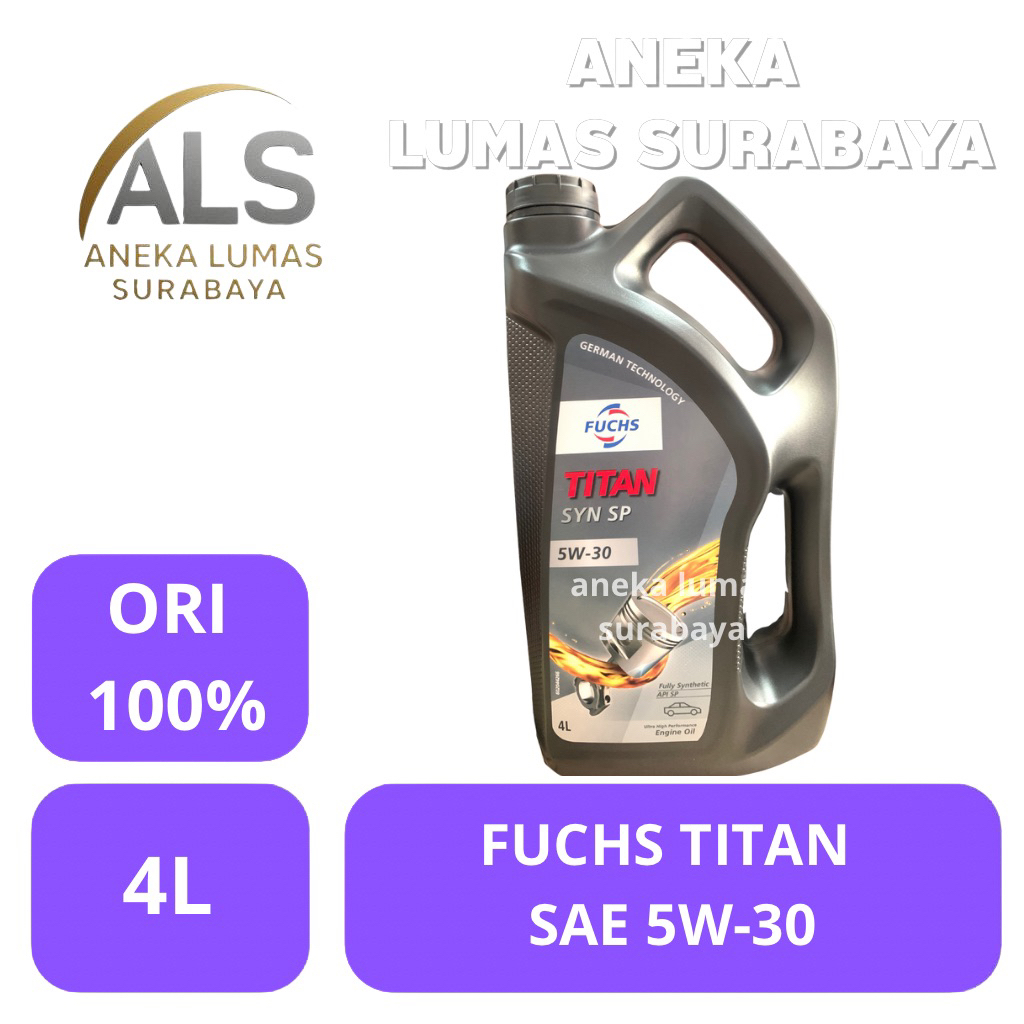 Oli Mesin Fuchs Titan 5w-30 / Oli Mesin Mobil Bensin Titan 5W-30 Original