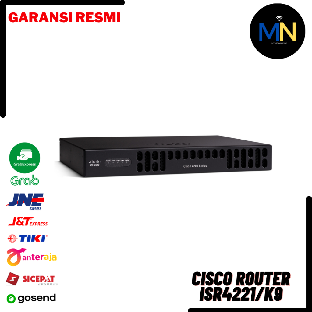 Cisco ISR4221/K9 Cisco ISR 4221 (2GE,2NIM,8G FLASH,4G DRAM,IPB)