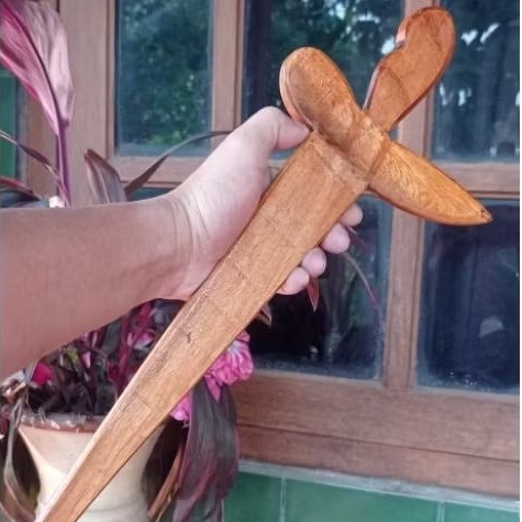 KERIS IPSI - KOMPLIT SARUNG - KERIS KAYU JATI - KERIS TRADISIONAL KAYU - KERIS TRADISIONAL - KERIS M