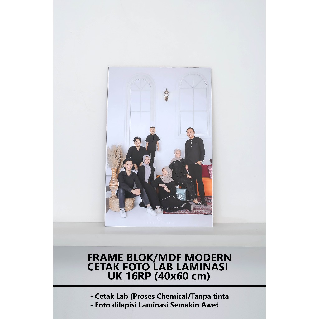 CETAK FOTO MDF MODERN/FRAME BLOK MDF/CETAK FOTO/BINGKAI MDF/CETAK FOTO 16RP