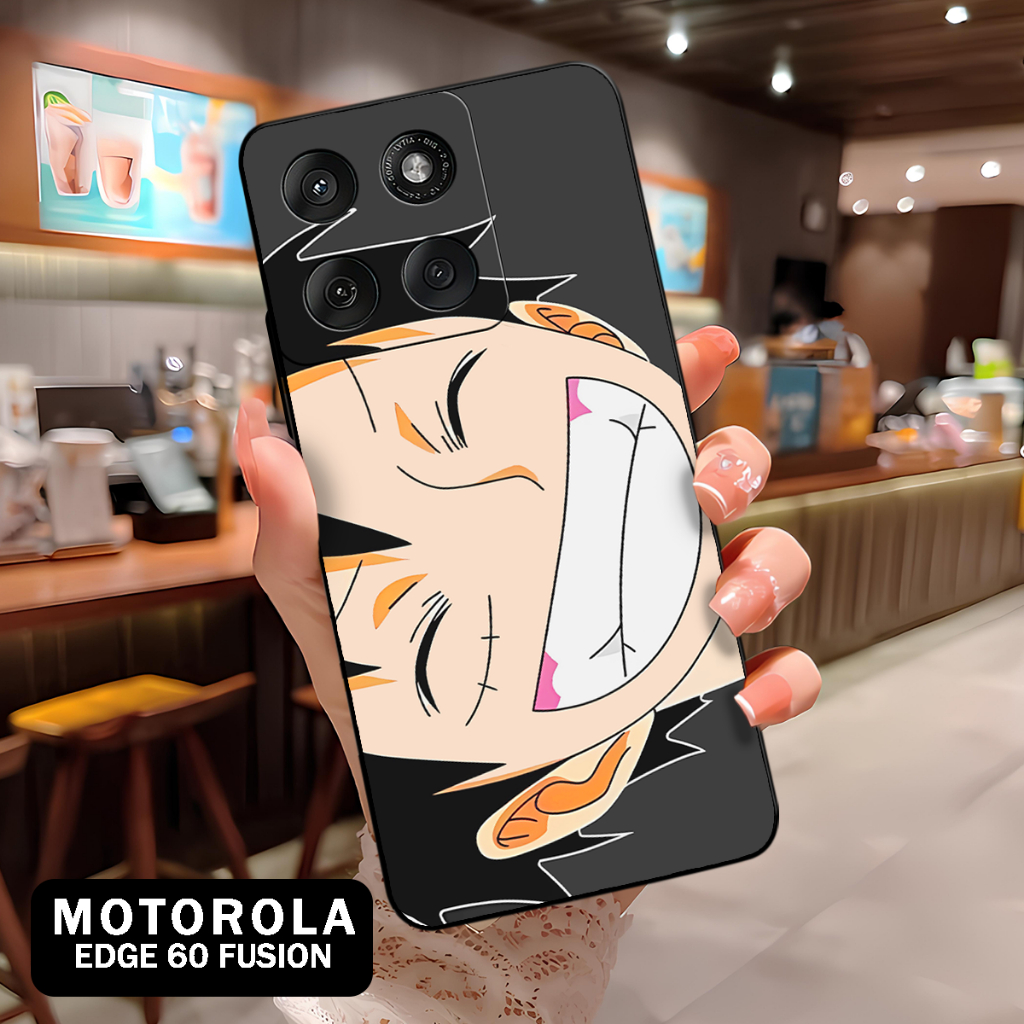 ( BT 2 ) Softcase Silikon hp Motorola Edge 60 Fusion l full karet lentur Untuk  Camera l Silicone l 