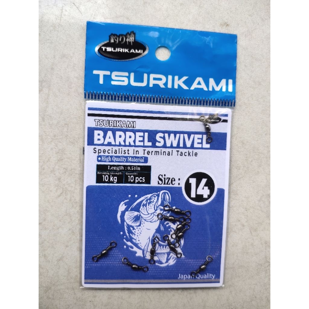 barrel swivel tsurikami
