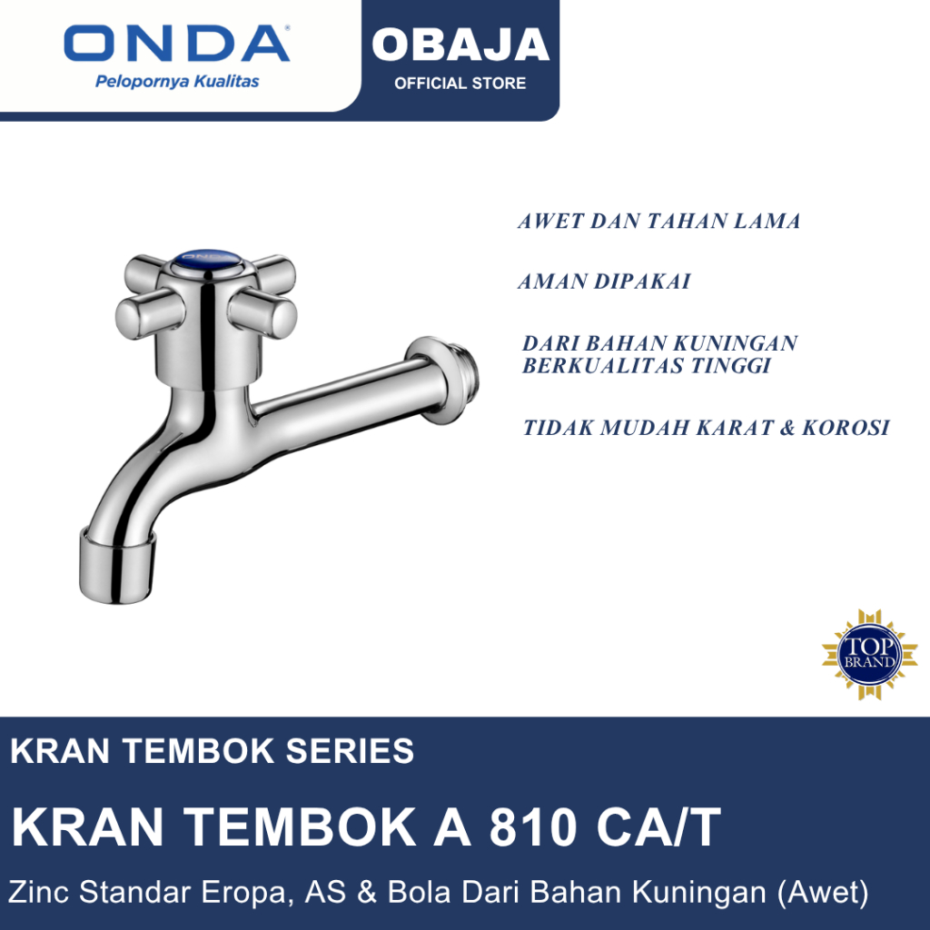 Onda Kran Tembok A 810 CA/T / Kran Tembok  A 810 CA/T 1/2 Inch Onda