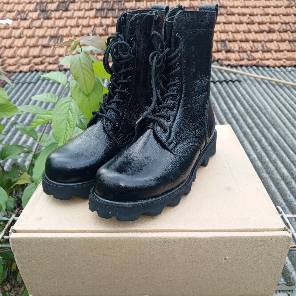 Sepatu PDL Tali Biasa Sol Trav Original/Sepatu PDL TNI Polri Original Trav Only Size 39