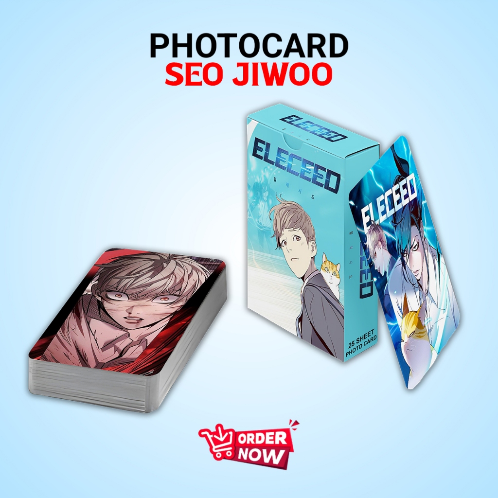 PHOTOCARD SET SEO JIWOO MANHWA ELECEED PREMIUM 1 PACK LIMITED EDITION
