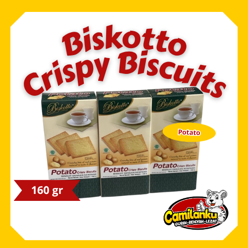 Biskotto potato crispy/sweet potato 160gr