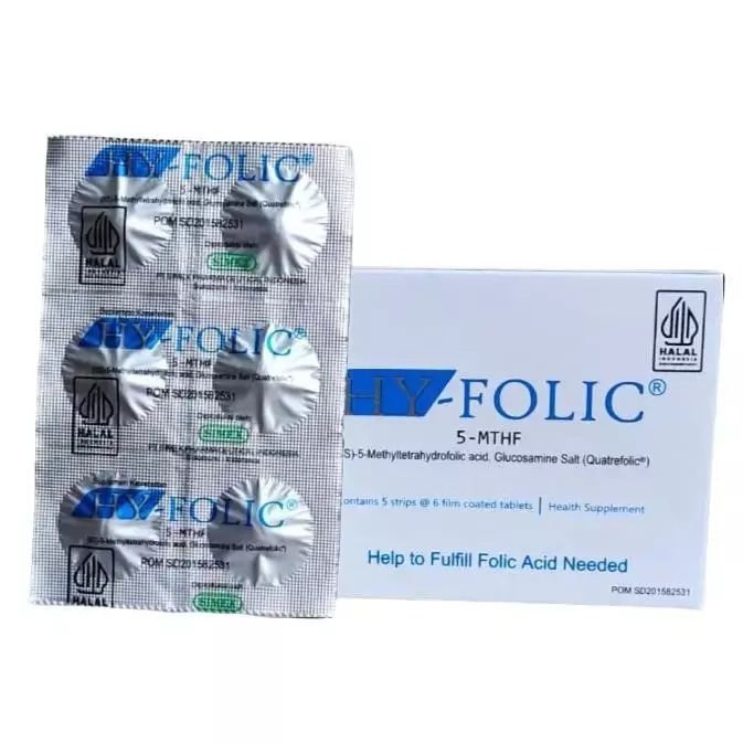 Hy-Folic Strip 6 Tablet - HyFolic - Hy Folic - Memenuhi Kebutuhan Asam Folat - Vitamin Ibu Hamil