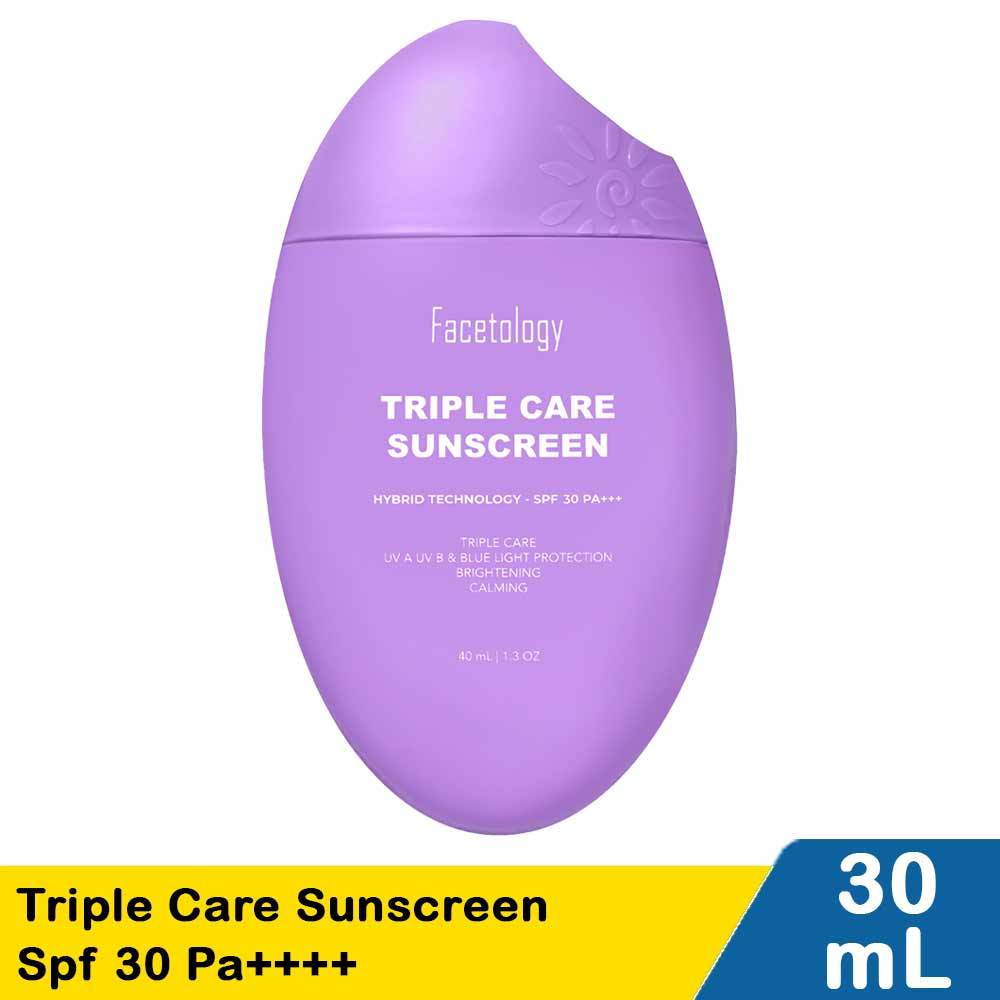 Facetology Triple Care Sunscreen SPF 30 PA++++ HYBRID TECHNOLOGY