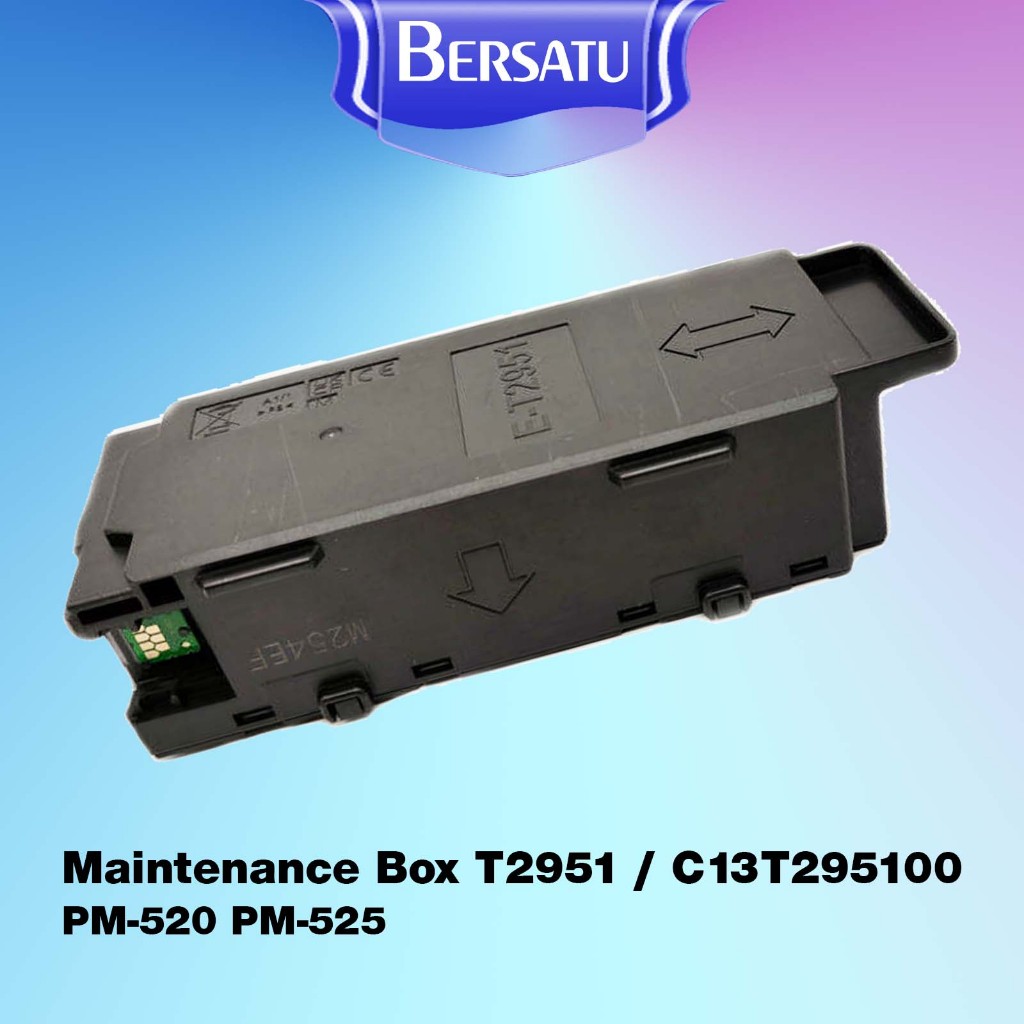 Maintenance Box T2951 Lengkap Chip Reset Cip 2951 Compatible Printer Epson PM520 PM525 P/N C13T29510