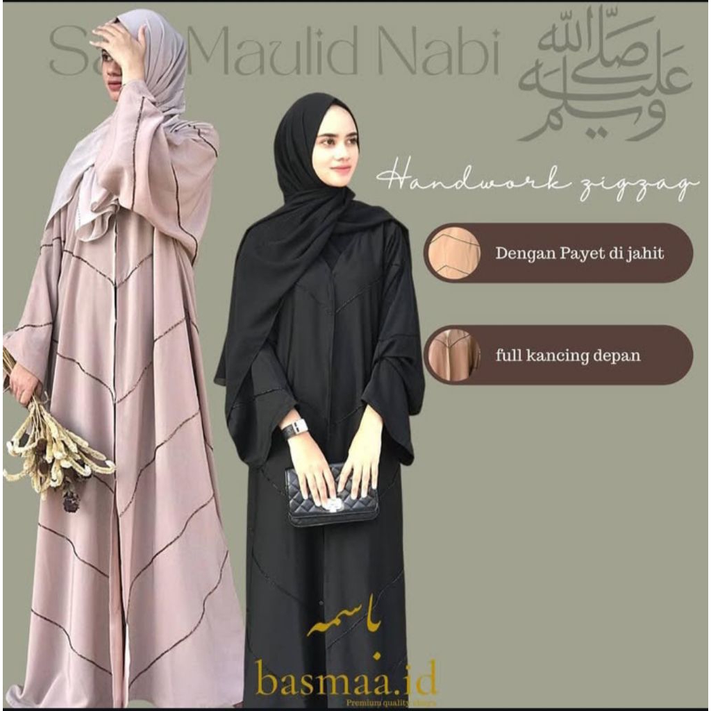 Abaya hitam preloved